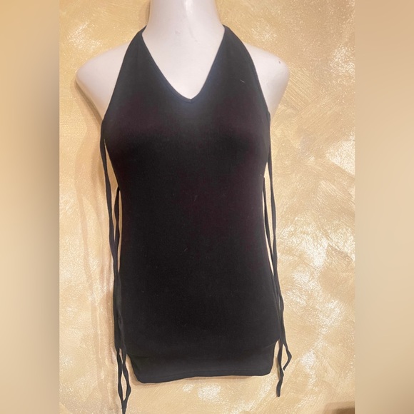 Mini backless stretchy black dress - Picture 1 of 2